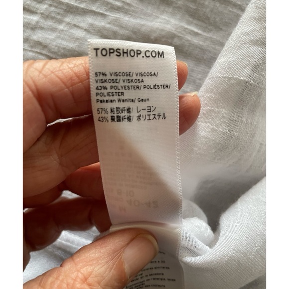 Top Shop Slub Weave,knotted waist Beach Coverup - Picture 7 of 8